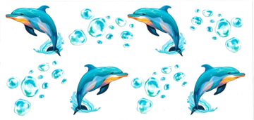 DOLPHINS • UV DTF Wrap