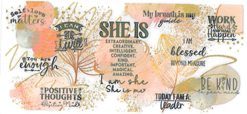 SHE IS… • UV DTF Wrap