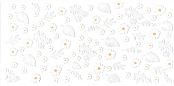 MINI WHITE FLOWERS • UV DTF Wrap