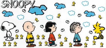 Snoopy and friends • (DOUBLE SIDE) • UV DTF Wrap