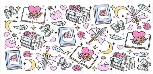 BOOKS CUTE • UV DTF Wrap