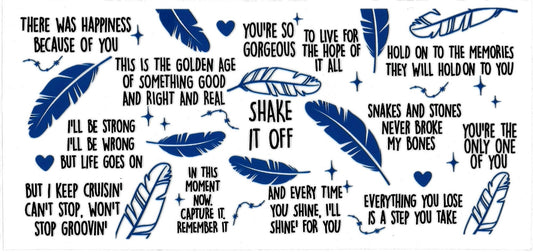 SHAKE OUT • UV DTF Wrap
