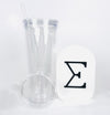 LIVE CLAIM ONLY • Build your own Artistic Snow Globe Tumbler 24oz