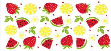 WATERMELON, STRAWBERRY, LEMON • UV DTF Wrap