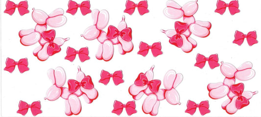 PINK BALLOON DOGS • UV DTF Wrap