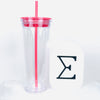 LIVE CLAIM ONLY • Build your own Artistic Snow Globe Tumbler 24oz
