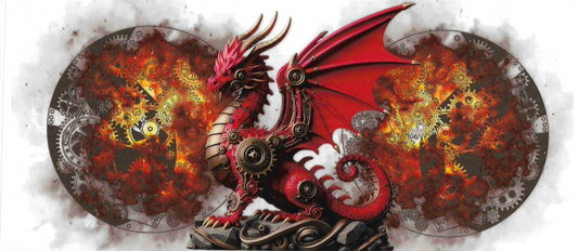 RED DRAGON (double side) • UV DTF Wrap