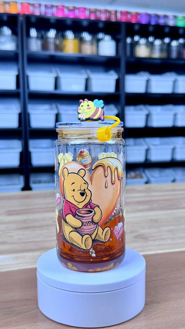 HONEY DRIP • Artistic Snow Globe Tumbler 16oz