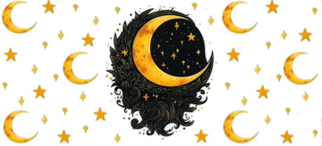 Moon & Stars (DOUBLE SIDE) • UV DTF Wrap