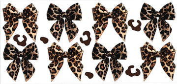 Animal Print Bows • DOUBLE SIDE • UV DTF Wrap