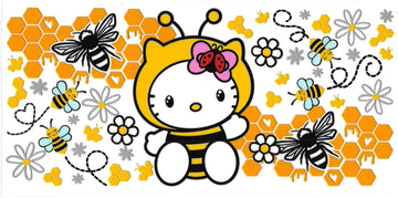 Bee kitty (DOUBLE SIDE) • UV DTF Wrap
