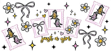 Just a Girl • UV DTF Wrap