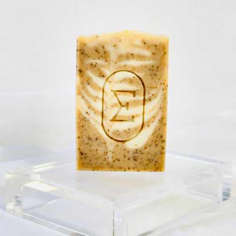 MULATA • Sandalwood + Aloe Vera + Oak & Coffee Exfoliant Soap Bar