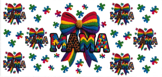 MAMA AUTISM • UV DTF Wrap