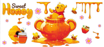 SWEET HONEY BEAR • UV DTF Wrap