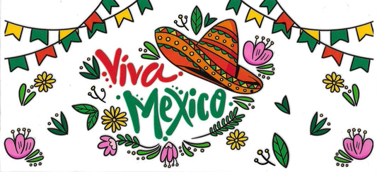 Viva México • (DOUBLE SIDE) • UV DTF Wrap