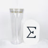 LIVE CLAIM ONLY • Build your own Artistic Snow Globe Tumbler 24oz
