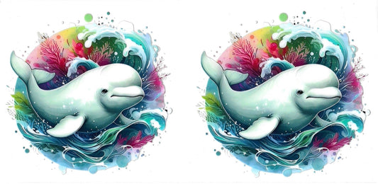 DOLPHINS • UV DTF Wrap
