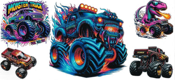 Monster Truck (DOUBLE SIDE) • UV DTF Wrap