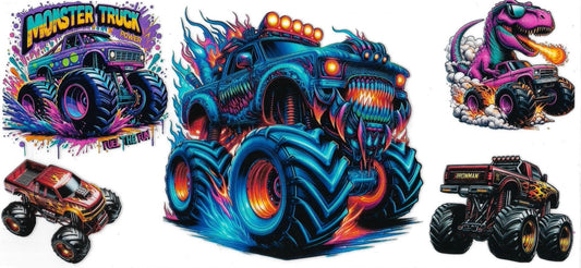 Monster Truck (DOUBLE SIDE) • UV DTF Wrap