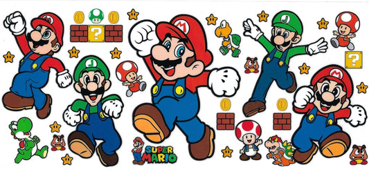 Mario • (DOUBLE SIDE) • UV DTF Wrap