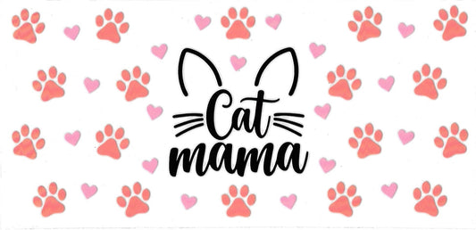 CAT MAMA • UV DTF Wrap