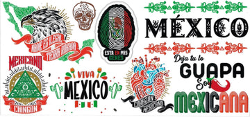Guapa soy Mexicana • (DOUBLE SIDE) • UV DTF Wrap
