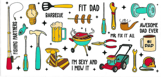 FIT DAD • UV DTF Wrap