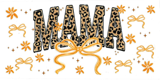 MAMA animal print • UV DTF Wrap