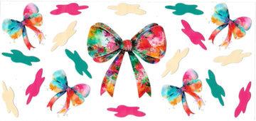 COLORFUL BOWS • UV DTF Wrap
