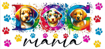 DOG MAMA colorful • UV DTF Wrap