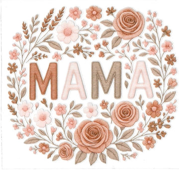 MAMA with roses • UV DTF Decal