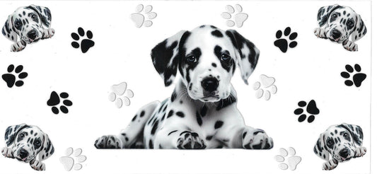 DOGS black and white  (DOUBLE SIDE) • UV DTF Wrap