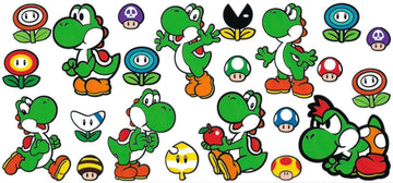 Mario Dinosaur • (DOUBLE SIDE) • UV DTF Wrap