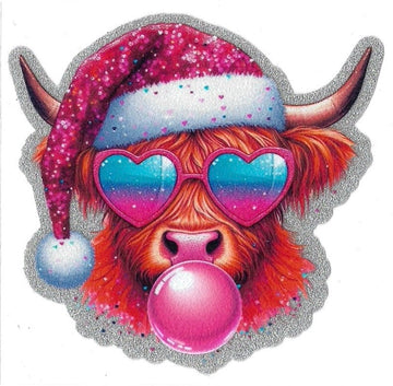 SANTA COW • UV DTF DECAL