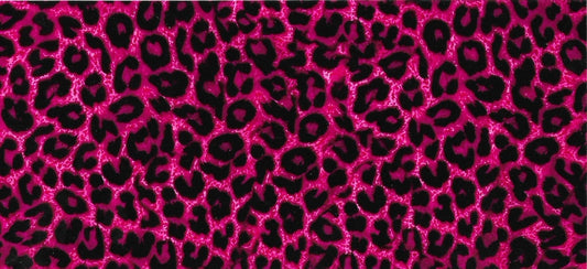 ANIMAL PRINT PINK & BLACK • UV DTF Wrap