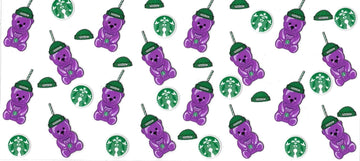 BEAR BARISTA • UV DTF Wrap
