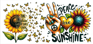 PEACE & SUNSHINE • UV DTF Wrap