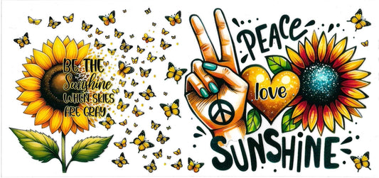 PEACE & SUNSHINE • UV DTF Wrap