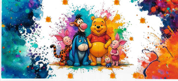 Bear Pooh & Friends (DOUBLE SIDE) • UV DTF Wrap