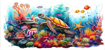 OCEAN TURTLE • UV DTF Wrap