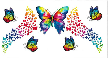 BUTTERFLY colorful • UV DTF Wrap