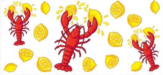 LOBSTERS & LEMON • UV DTF Wrap
