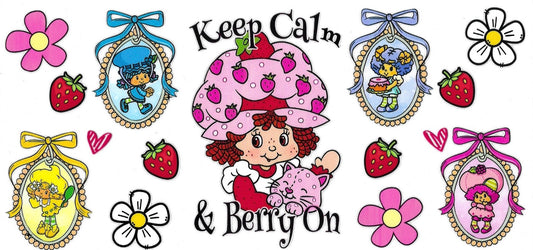 KEEP CALM & BERRY ON • UV DTF Wrap