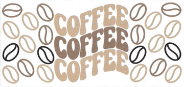 COFFEE, COFFEE, COFFEE • UV DTF Wrap