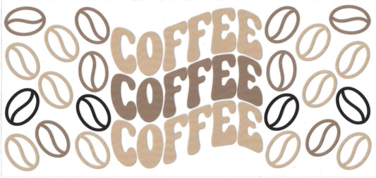 COFFEE, COFFEE, COFFEE • UV DTF Wrap