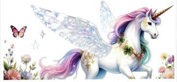 WHITE UNICORN • UV DTF Wrap