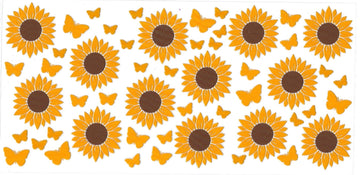 Sunflower (DOUBLE SIDE) • UV DTF Wrap
