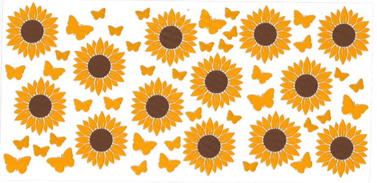 Sunflower (DOUBLE SIDE) • UV DTF Wrap