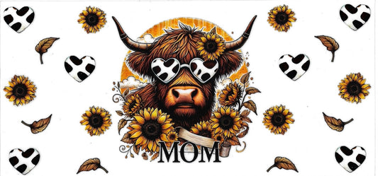 MOM COW • DOUBLE SIDED • UV DTF Wrap
